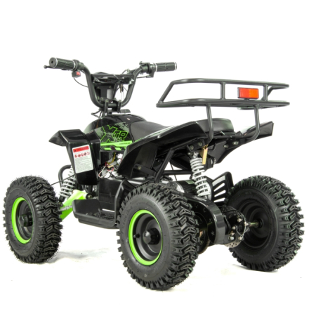 Atv electric copii XTR E-M8 1000W, culoare negru/verde [2]