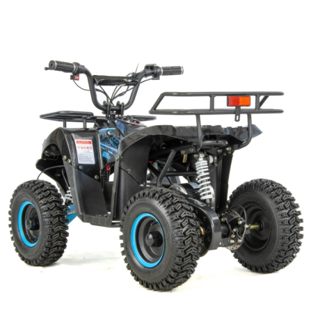 Atv electric copii XTR E-M9 1000W, culoare negru/albastru [2]