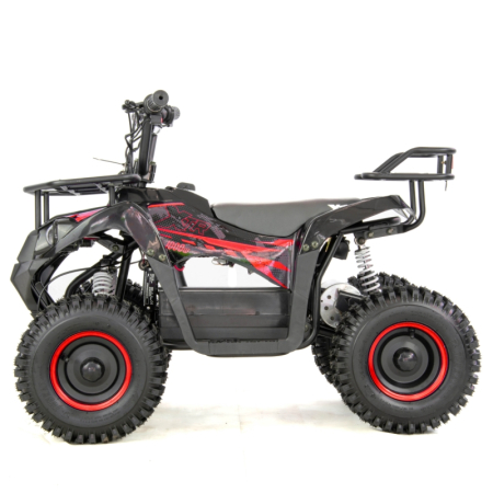 Atv electric copii XTR E-M9 1000W, culoare negru/rosu [1]