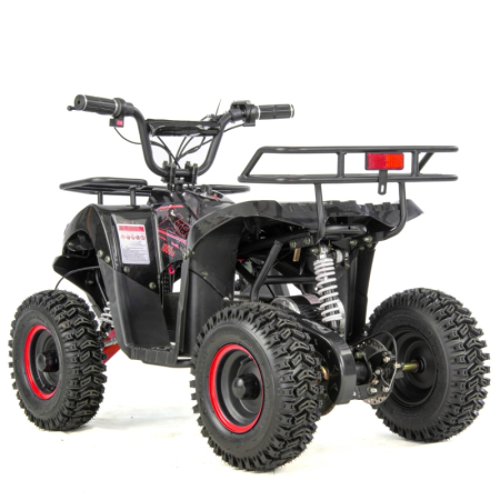 Atv electric copii XTR E-M9 1000W, culoare negru/rosu [2]