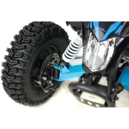 Atv electric copii XTR E-M8/6 1000W, culoare negru/albastru [10]