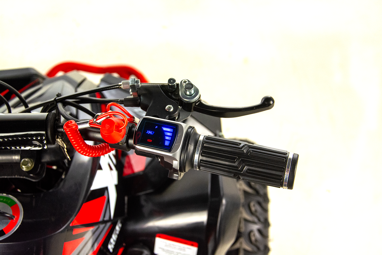 Atv electric copii XTR E-M12-6S 1000W, culoare negru/verde [12]