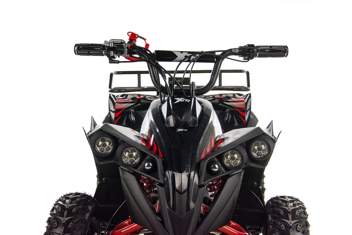 Atv electric copii XTR E-M12-6S 1000W, culoare negru/verde [16]