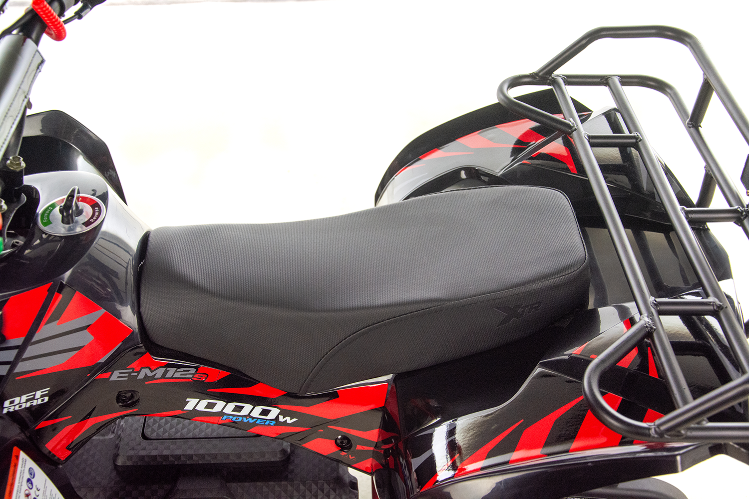 Atv electric copii XTR E-M12-6S 1000W, culoare negru/verde [20]