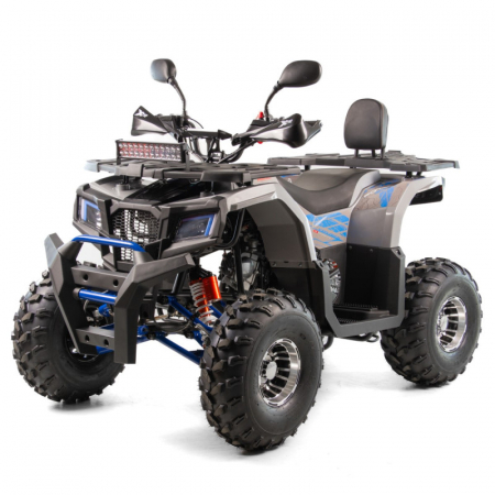 ATV XTR Pro Farmer 019, roti 8 inch, 150cc, 3+1 viteze, jante de aluminu, culoare gri/albastru [3]