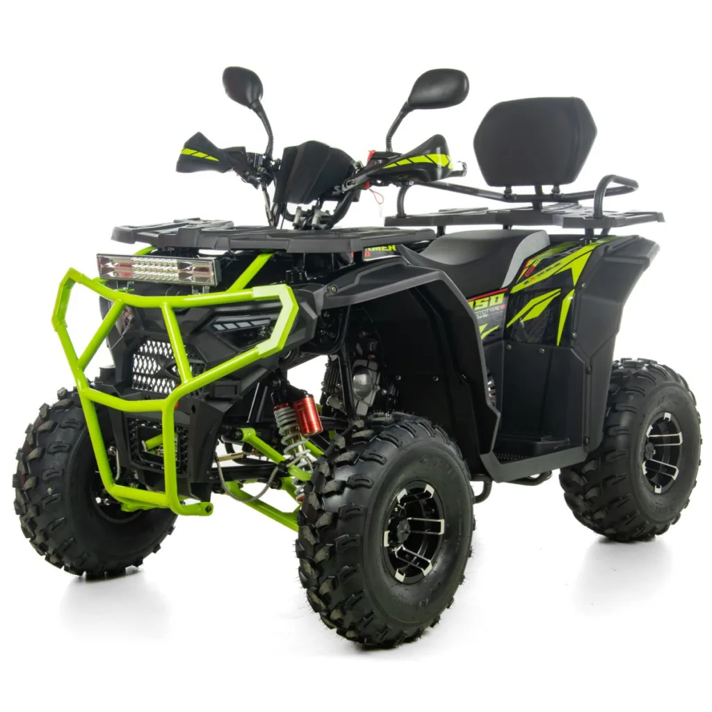 ATV XTR Pro Farmer 019 X1, 150cc, roti 8", 3+1 viteze, jante din aluminiu, negru-lime [5]