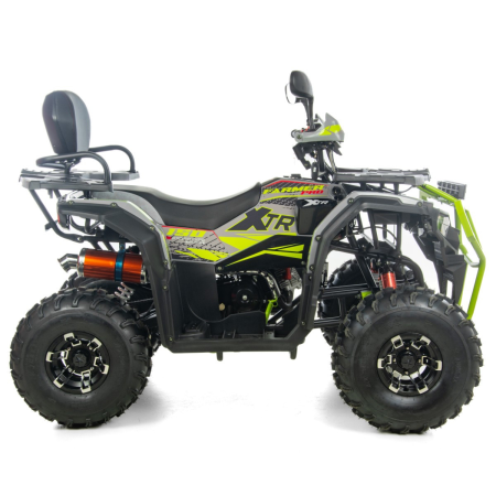 ATV XTR Pro Farmer 019 X1, 150cc, roti 8", 3+1 viteze, jante din aluminiu, gri-lime [4]