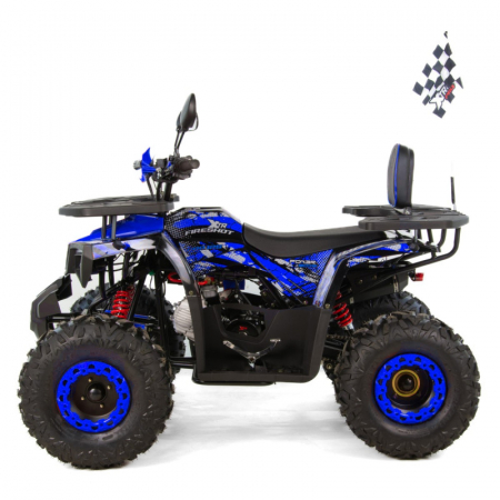 ATV XTR Pro FireShot 002, roti 8 inch, 125cc, 1+1 viteze, culoare negru/albastru [4]