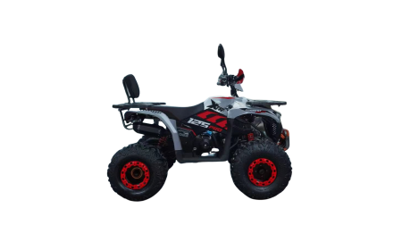 ATV XTR Pro Forest 125cc, 8 inch,  Semi-Automat 1+1, Pornire Electrica, Gri-Rosu [1]