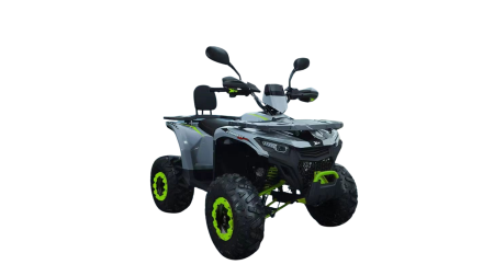 Motociclete & ATV - ATV XTR Pro Forest 125cc, 8 inch,  Semi-Automat 1+1, Pornire Electrica, Gri-Lime