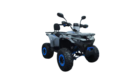 Motociclete & ATV - ATV XTR Pro Forest 125cc, 8 inch,  Semi-Automat 1+1, Pornire Electrica, Gri-Albastru