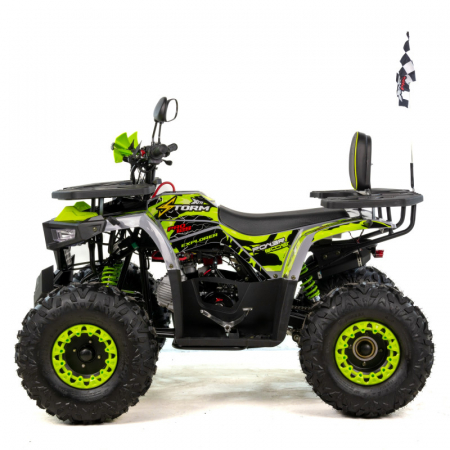 ATV XTR Pro Storm, roti 8 inch, 125cc, 1+1 viteze, culoare negru/lime [1]