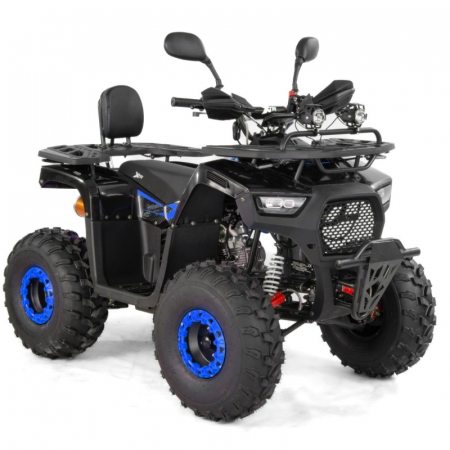ATV XTR Pro Hurricane, roti 8 inch, 150cc, 3+1 viteze, culoare negru/albastru [5]