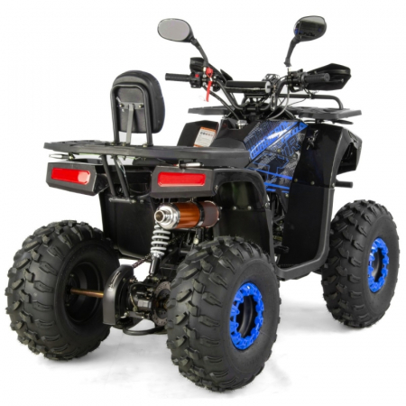 ATV XTR Pro Hurricane, roti 8 inch, 150cc, 3+1 viteze, culoare negru/albastru [3]