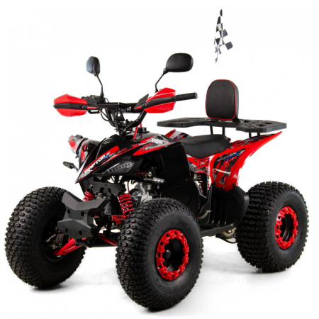 ATV XTR Pro Raptor 016, roti 8 inch, 125cc, 1+1 viteze, culoare negru/rosu [5]