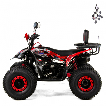 ATV XTR Pro Raptor 016, roti 8 inch, 125cc, 1+1 viteze, culoare negru/rosu [4]