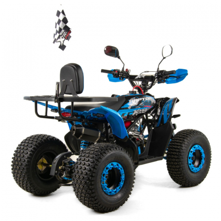 ATV XTR Pro Raptor 016, roti 8 inch, 125cc, 1+1 viteze, culoare negru/albastru [2]