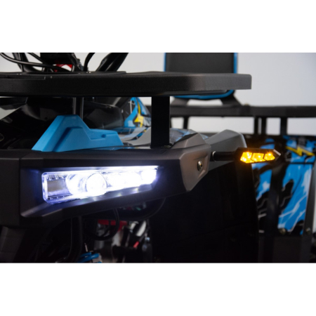 ATV XTR Pro Storm, roti 8 inch, 125cc, 1+1 viteze, culoare negru/albastru [8]