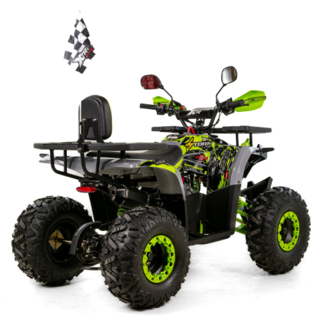ATV XTR Pro Storm, roti 8 inch, 125cc, 3+1 viteze, culoare negru/lime [3]