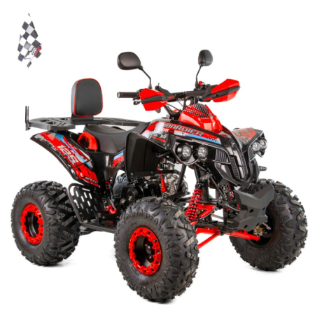 Motociclete & ATV - ATV XTR Varia Pro Bombardier 008/8, roti 8 inch, 125 cc, 3+1 viteze, culoare negru/rosu