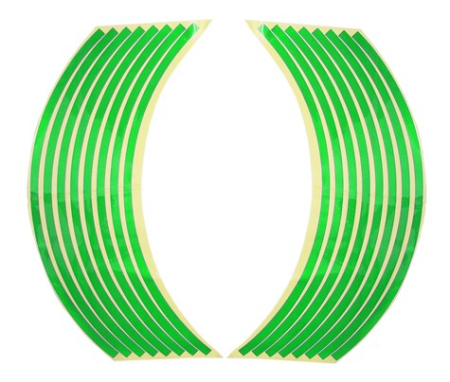 Autocolante reflectorizante pentru jante verzi