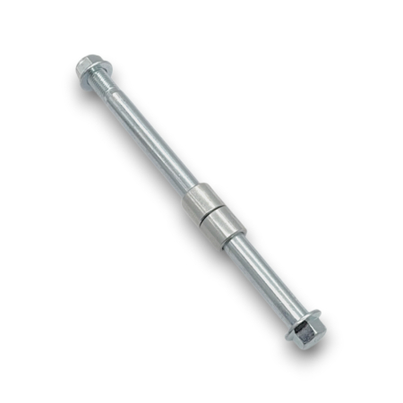 Suspensie Cadru - Ax Roată Spate Cross 300cc M14, Diametru 15mm, Lungime 225mm, Cu Bucșe Și Piuliță