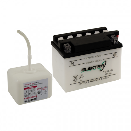 Electrica & Lumini - Baterie 12V14AH moto + electrolit  YB14L-A2 Elektra