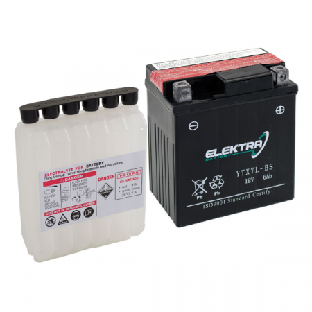 Produse Noi - Baterie moto + electrolit 12V7Ah YTZ7S-BS MF