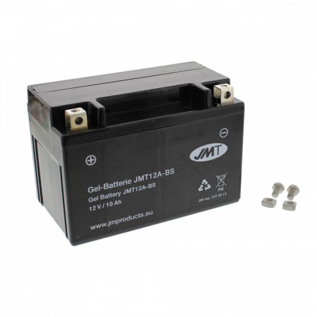 Electrica & Lumini - Baterie moto fara intretinere cu gel, 12V, 10Ah, YT12A-BS JMT