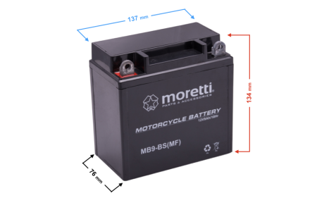 Baterii - Baterie moto (Gel) MB9-BS (YB9-B) 12v 9ah