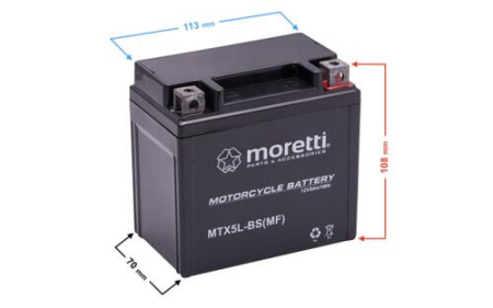 Baterii - Baterie moto (Gel) MTX5L-BS