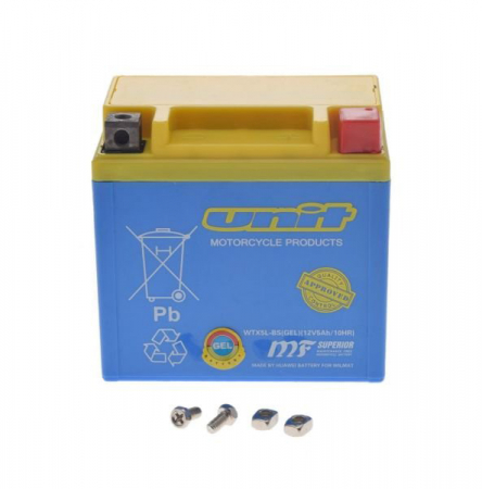 Electrica & Lumini - Baterie moto UNIT WTX5L-BS, YTX5L-BS, Gel, 12 V