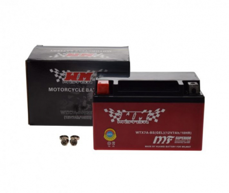 Baterii - Baterie moto WTX7A-BS, YTX7A-BS, Gel, 12 V