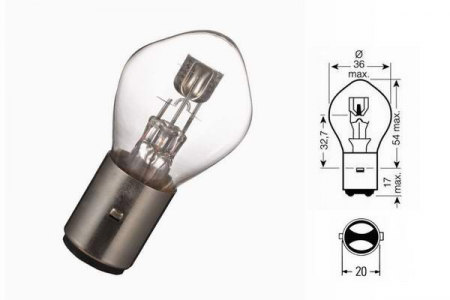 Becuri - Bec BOSMA 12V 35/35W BA20d S2