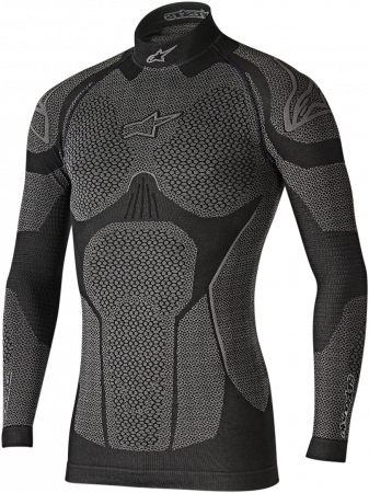Tricou/Pantaloni termici - Bluza Corp Alpinestars Underwear Winter Ride Maneci Lungi culoare Negru/Gri marime XS/S