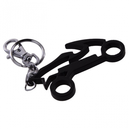 Cadou personalizat - Breloc chei motocileta, culoare negru