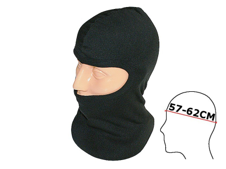 Cagula din flece, orificiu ochi, marime L/XL, culoare negru [1]