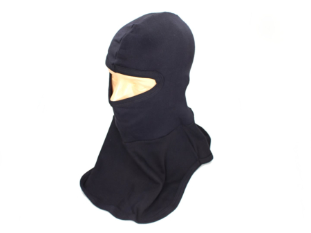Cagula bumbac, cu protectie gat, culoare negru [1]