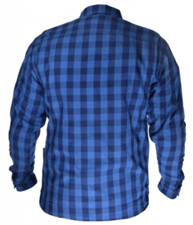 Camasa moto cu protectii Leoshi, marime XL, culoare albastru [1]