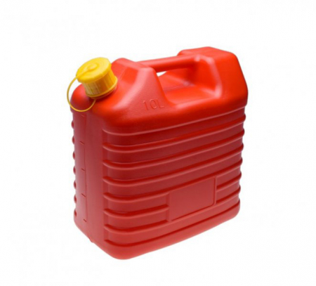 Canistre si accesorii combustibil - Canistra combustibil si gat de golire, 10 litri, din plastic, 30x18x31 cm, certificat