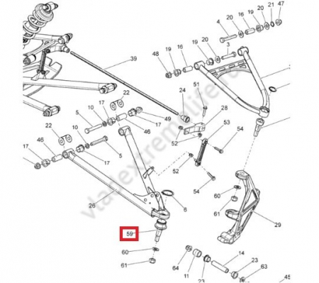 Cap brat inferior Ski-Doo [1]