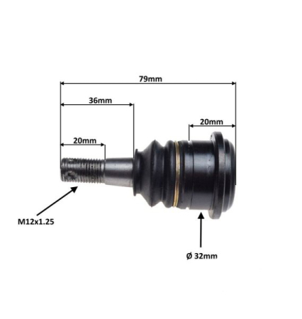 Capat de pivot ATV 250cc ST-9E / Bashan / Shineray / Loncin [2]