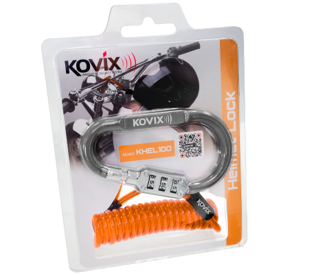 Carabina incuietoare cu cifru pentru casca KOVIX KHEL100, culoare gri [1]