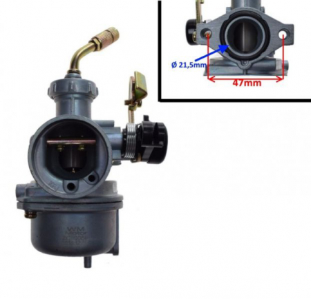 Carburator 4T Jet 90, soc cu cablu, diametrul membranei 18mm [1]
