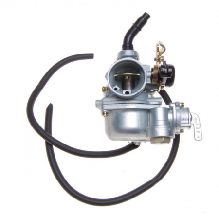 Carburator complet - Carburator Atv110 Pz19 soc pe cablu si robinet benzina, diametrul clapetei 15mm