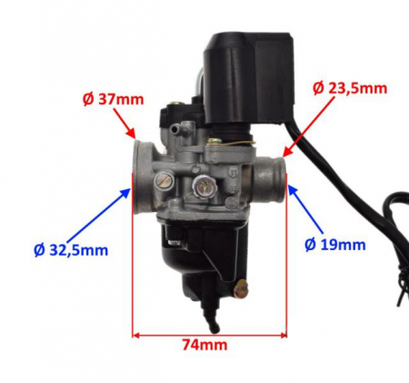 Carburator Cpi Gtx 50 Phva12, iesire 19mm [1]