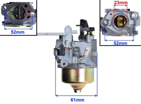 Carburator GoKart, motor GX270, admisie 23mm [4]