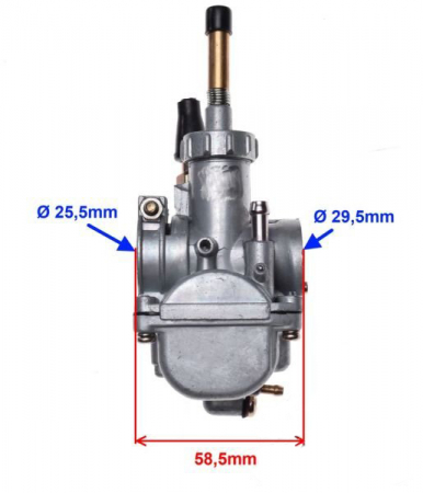 Carburator K90, diametrul clapetei 19mm [1]