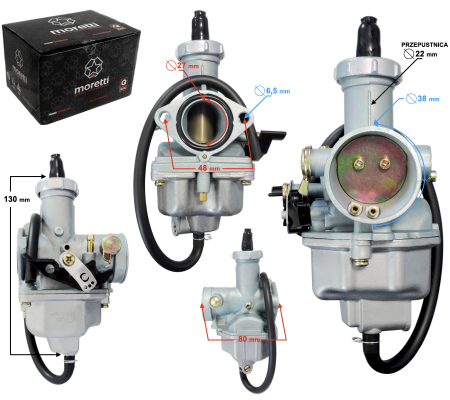 Carburator PZ27, pentru motoare 150 cc, 4T [3]