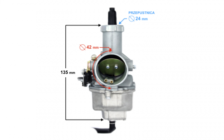Carburator PZ30 pentru motoare 4T, 250cc [3]